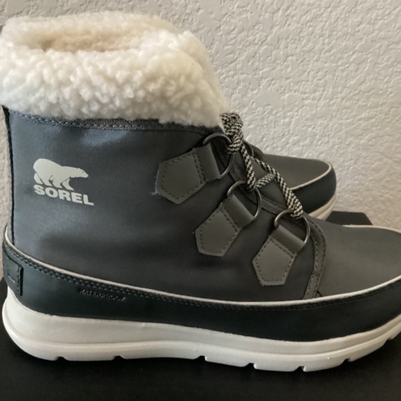 SOREL Explorer Carnival Waterproof Boot with Faux Fur Collar (Women) - Picture 5 of 9